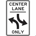 Accuform LANE GUIDANCE SIGN CENTER LANE FRR661RA FRR661RA